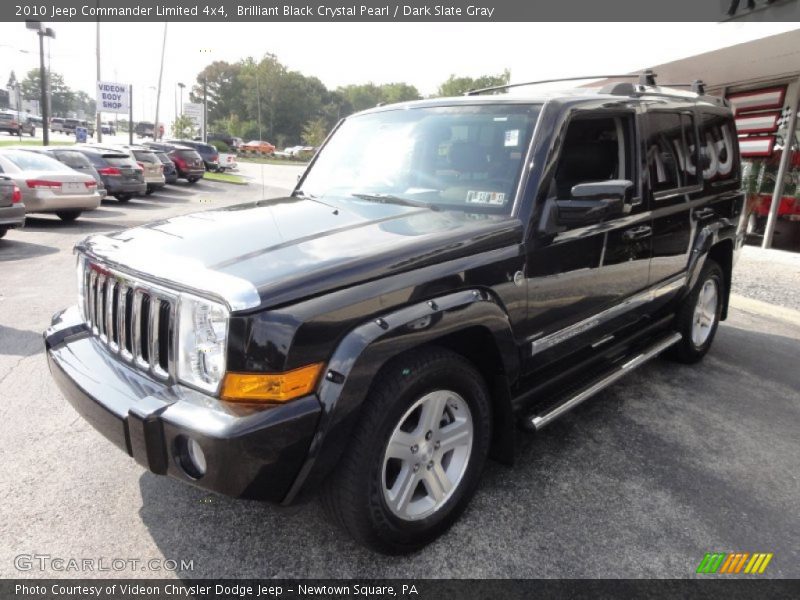 Brilliant Black Crystal Pearl / Dark Slate Gray 2010 Jeep Commander Limited 4x4