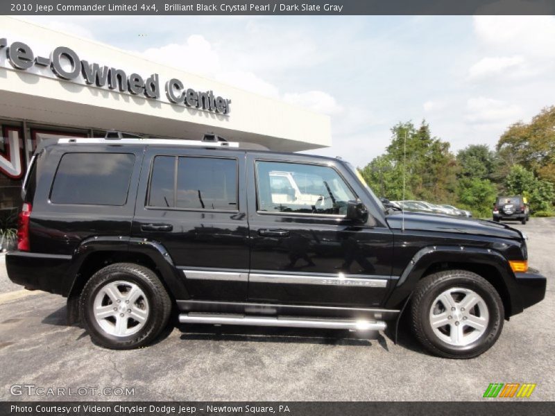 Brilliant Black Crystal Pearl / Dark Slate Gray 2010 Jeep Commander Limited 4x4