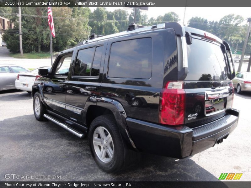 Brilliant Black Crystal Pearl / Dark Slate Gray 2010 Jeep Commander Limited 4x4