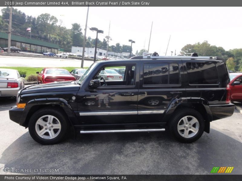 Brilliant Black Crystal Pearl / Dark Slate Gray 2010 Jeep Commander Limited 4x4