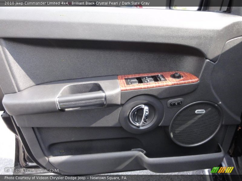 Brilliant Black Crystal Pearl / Dark Slate Gray 2010 Jeep Commander Limited 4x4
