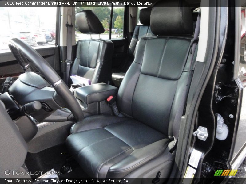 Brilliant Black Crystal Pearl / Dark Slate Gray 2010 Jeep Commander Limited 4x4