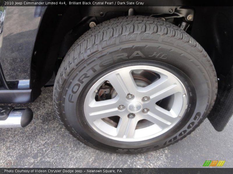 Brilliant Black Crystal Pearl / Dark Slate Gray 2010 Jeep Commander Limited 4x4