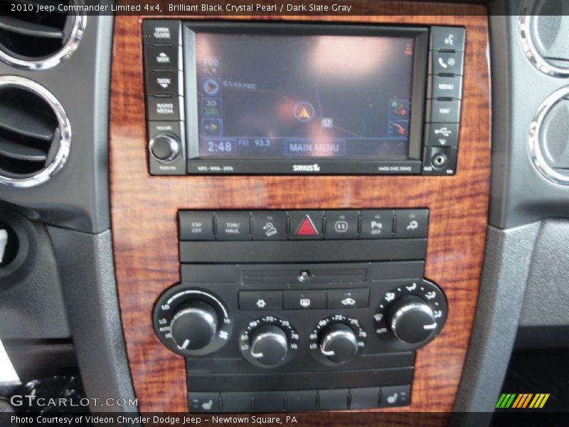 Brilliant Black Crystal Pearl / Dark Slate Gray 2010 Jeep Commander Limited 4x4