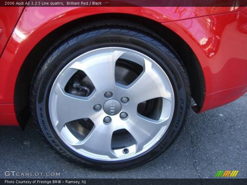 Brilliant Red / Black 2006 Audi A3 3.2 S Line quattro