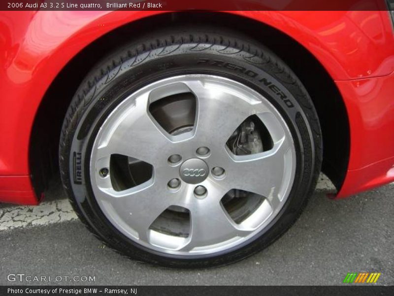 Brilliant Red / Black 2006 Audi A3 3.2 S Line quattro