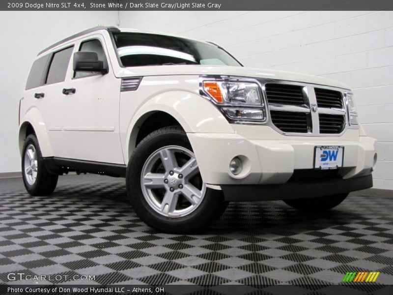 Stone White / Dark Slate Gray/Light Slate Gray 2009 Dodge Nitro SLT 4x4