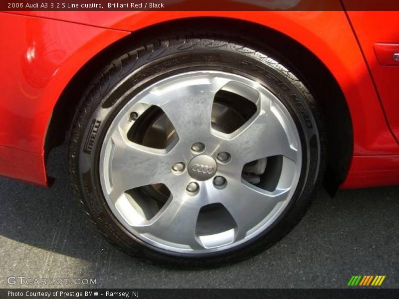 Brilliant Red / Black 2006 Audi A3 3.2 S Line quattro