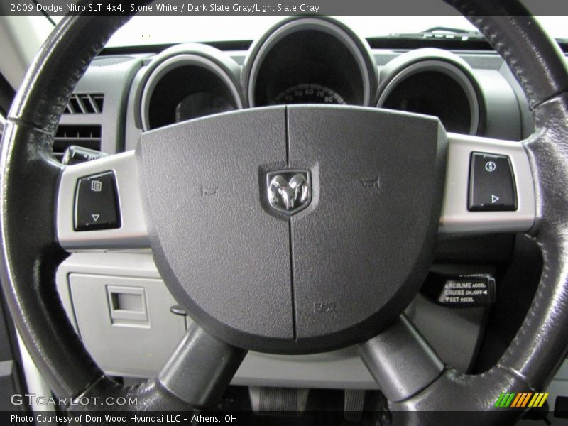 Stone White / Dark Slate Gray/Light Slate Gray 2009 Dodge Nitro SLT 4x4