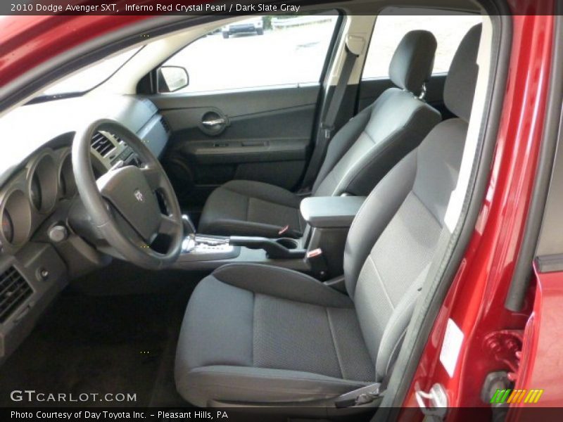 Inferno Red Crystal Pearl / Dark Slate Gray 2010 Dodge Avenger SXT