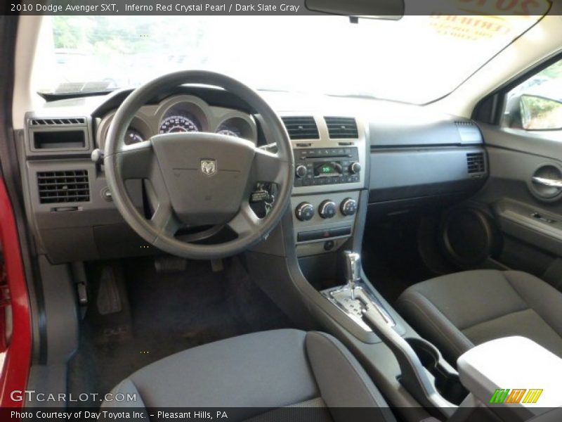 Inferno Red Crystal Pearl / Dark Slate Gray 2010 Dodge Avenger SXT