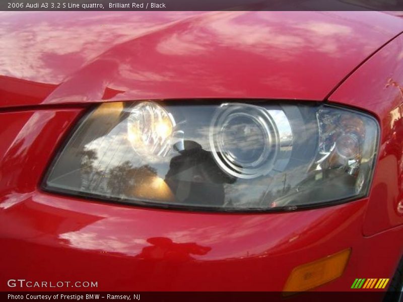 Brilliant Red / Black 2006 Audi A3 3.2 S Line quattro