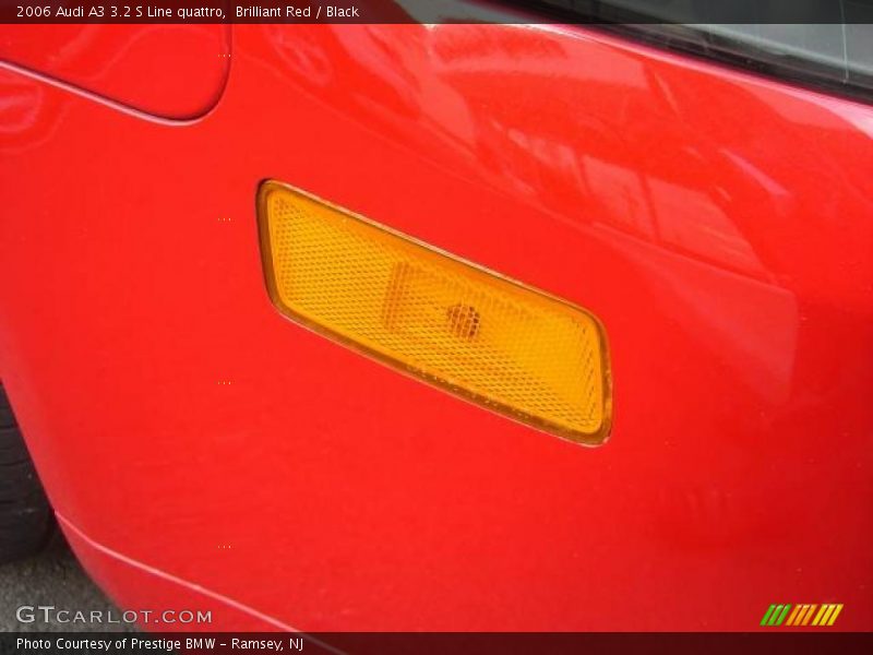 Brilliant Red / Black 2006 Audi A3 3.2 S Line quattro