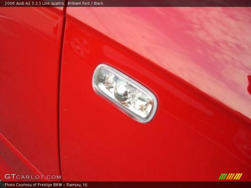 Brilliant Red / Black 2006 Audi A3 3.2 S Line quattro
