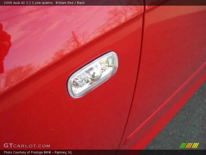 Brilliant Red / Black 2006 Audi A3 3.2 S Line quattro