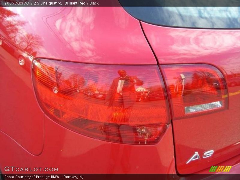 Brilliant Red / Black 2006 Audi A3 3.2 S Line quattro