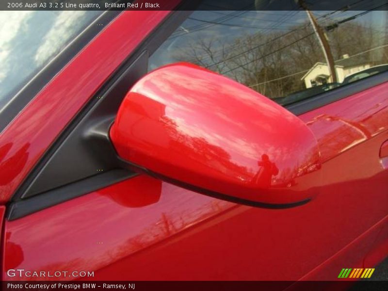 Brilliant Red / Black 2006 Audi A3 3.2 S Line quattro