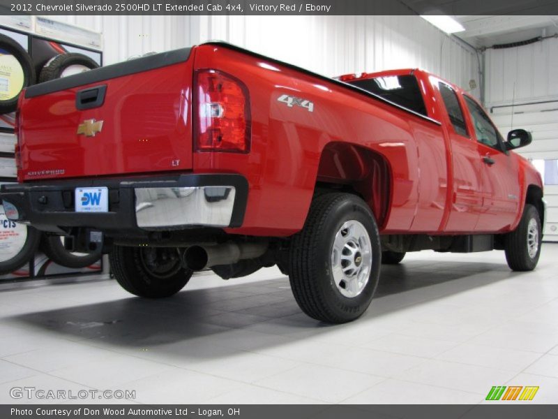 Victory Red / Ebony 2012 Chevrolet Silverado 2500HD LT Extended Cab 4x4