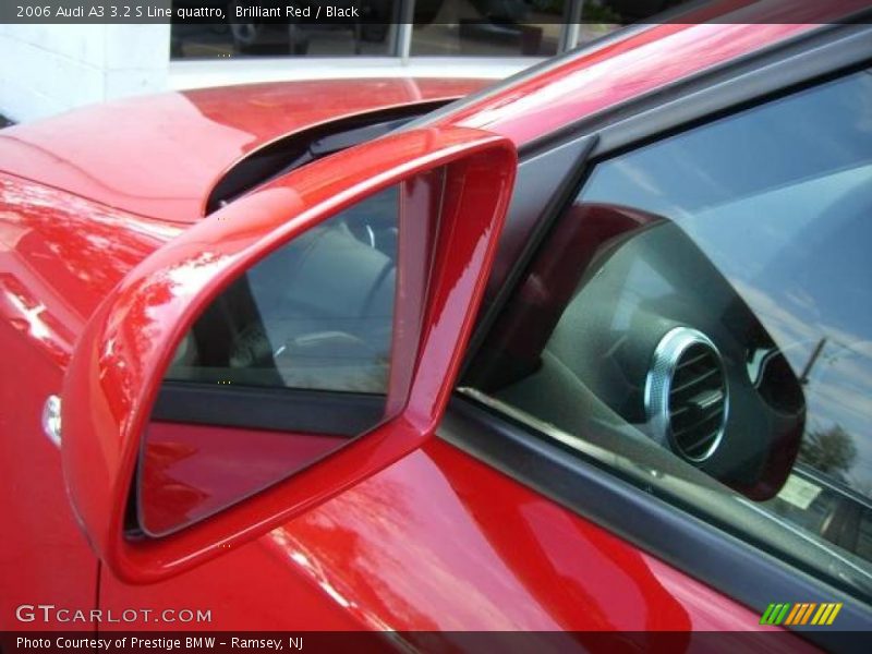 Brilliant Red / Black 2006 Audi A3 3.2 S Line quattro