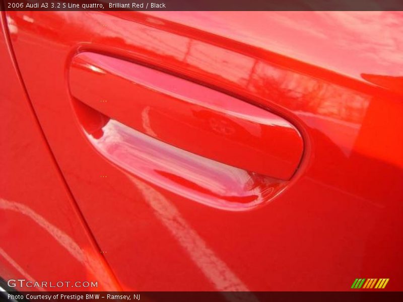 Brilliant Red / Black 2006 Audi A3 3.2 S Line quattro