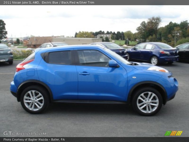 Electric Blue / Black/Red w/Silver Trim 2011 Nissan Juke SL AWD
