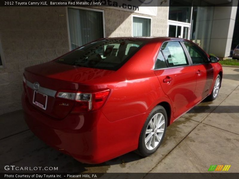 Barcelona Red Metallic / Ivory 2012 Toyota Camry XLE