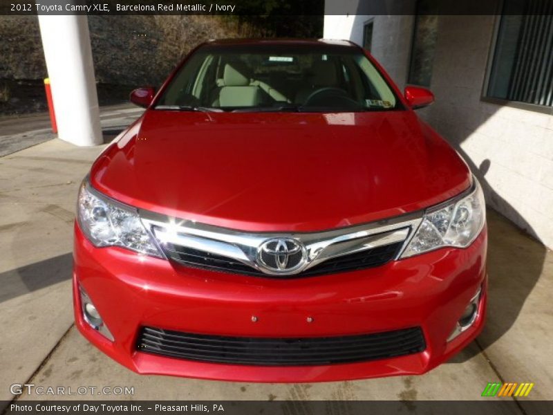 Barcelona Red Metallic / Ivory 2012 Toyota Camry XLE