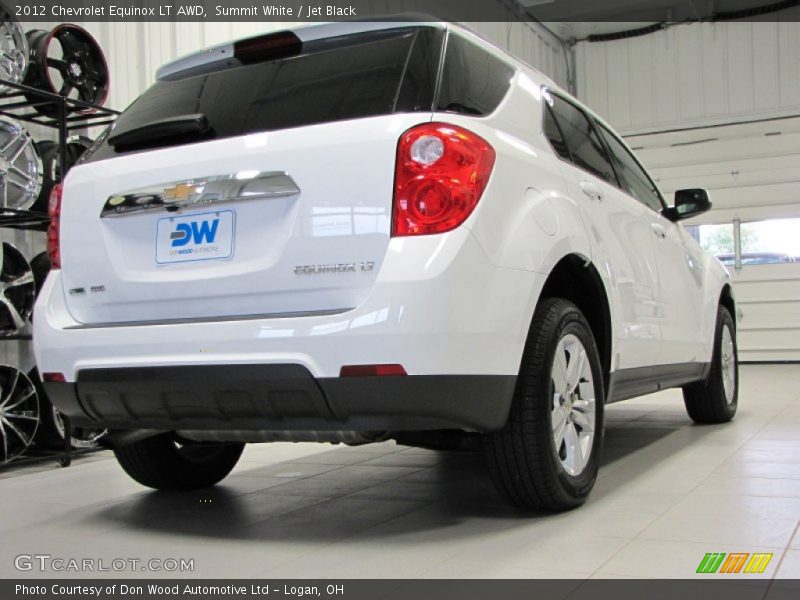 Summit White / Jet Black 2012 Chevrolet Equinox LT AWD