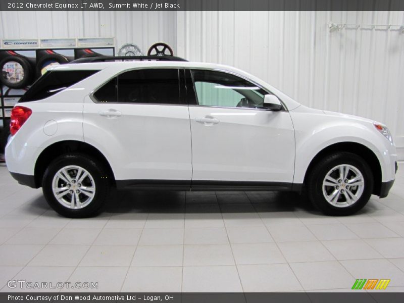 Summit White / Jet Black 2012 Chevrolet Equinox LT AWD