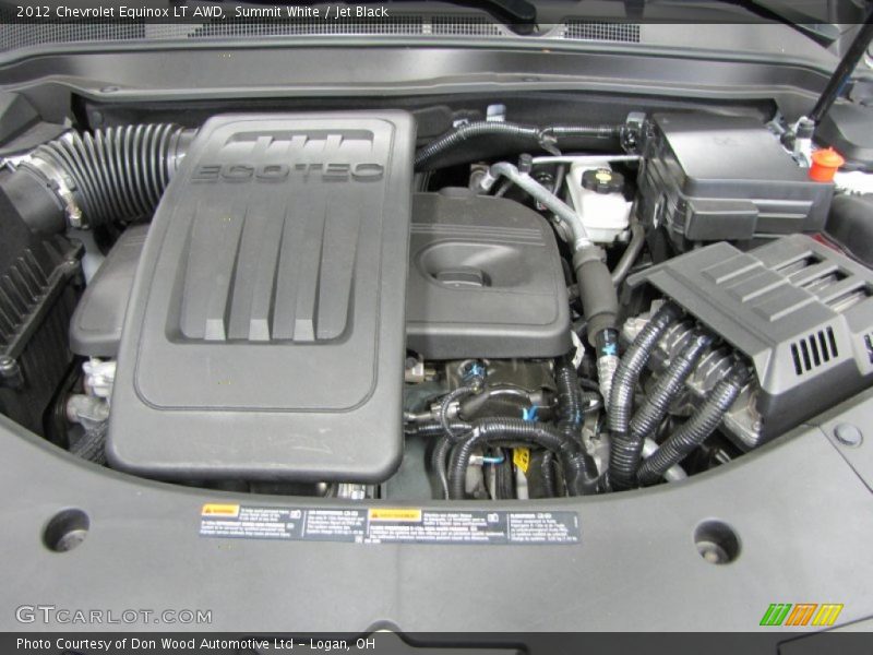 Summit White / Jet Black 2012 Chevrolet Equinox LT AWD