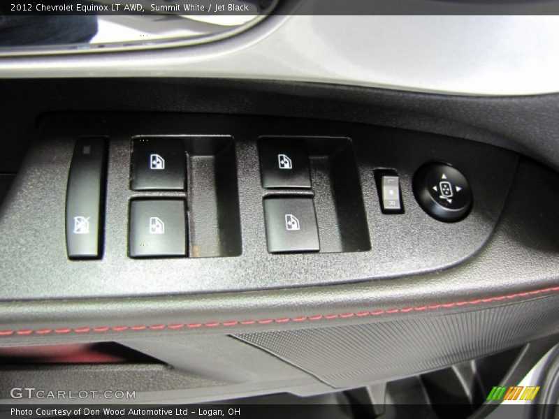 Summit White / Jet Black 2012 Chevrolet Equinox LT AWD
