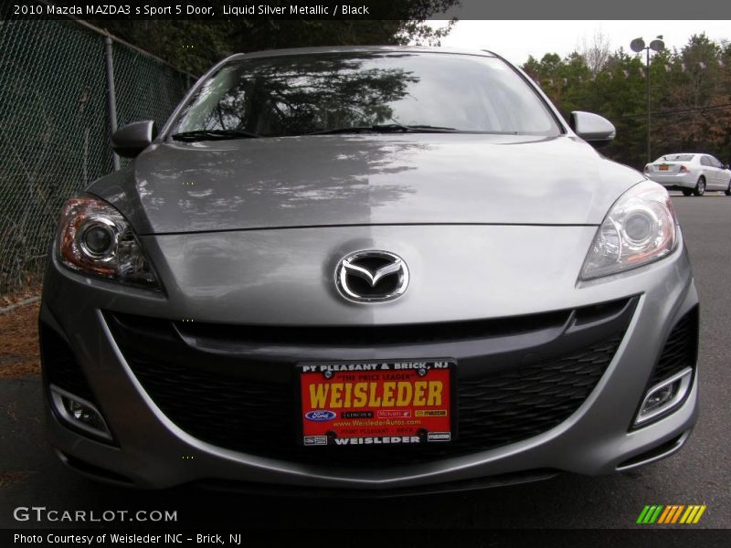 Liquid Silver Metallic / Black 2010 Mazda MAZDA3 s Sport 5 Door
