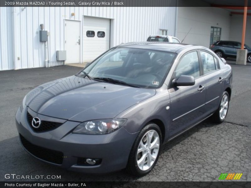Galaxy Gray Mica / Black 2009 Mazda MAZDA3 i Touring Sedan