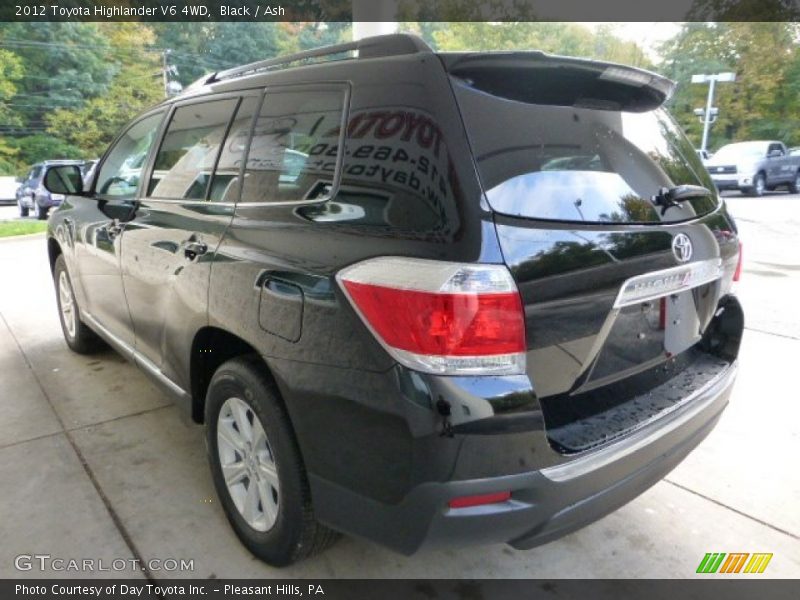Black / Ash 2012 Toyota Highlander V6 4WD