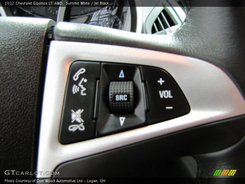 Summit White / Jet Black 2012 Chevrolet Equinox LT AWD