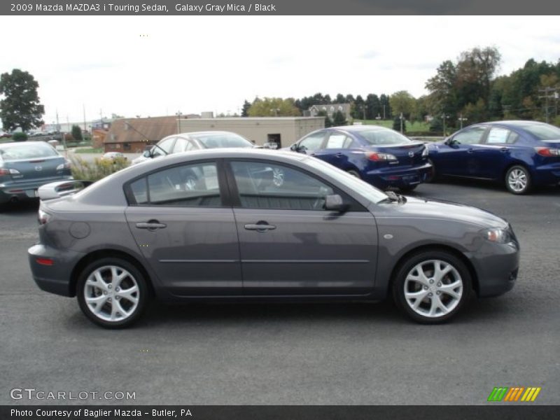 Galaxy Gray Mica / Black 2009 Mazda MAZDA3 i Touring Sedan