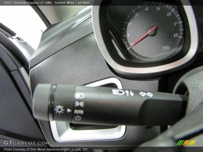 Summit White / Jet Black 2012 Chevrolet Equinox LT AWD