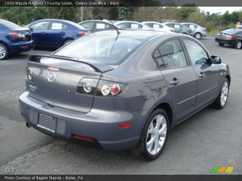 Galaxy Gray Mica / Black 2009 Mazda MAZDA3 i Touring Sedan