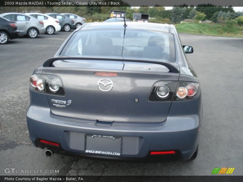 Galaxy Gray Mica / Black 2009 Mazda MAZDA3 i Touring Sedan