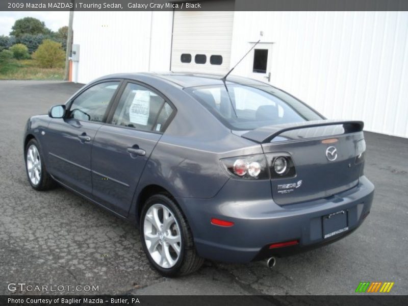 Galaxy Gray Mica / Black 2009 Mazda MAZDA3 i Touring Sedan