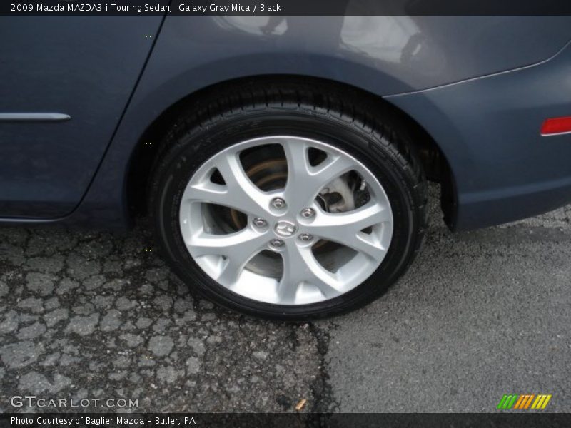 Galaxy Gray Mica / Black 2009 Mazda MAZDA3 i Touring Sedan