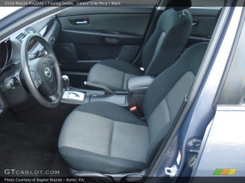 Galaxy Gray Mica / Black 2009 Mazda MAZDA3 i Touring Sedan
