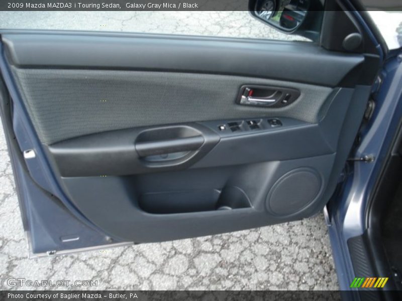 Galaxy Gray Mica / Black 2009 Mazda MAZDA3 i Touring Sedan