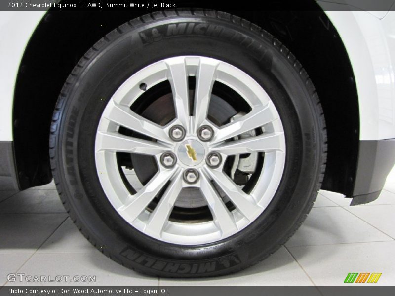 Summit White / Jet Black 2012 Chevrolet Equinox LT AWD