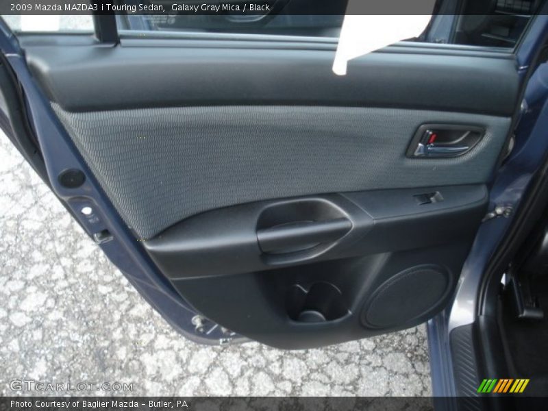 Galaxy Gray Mica / Black 2009 Mazda MAZDA3 i Touring Sedan