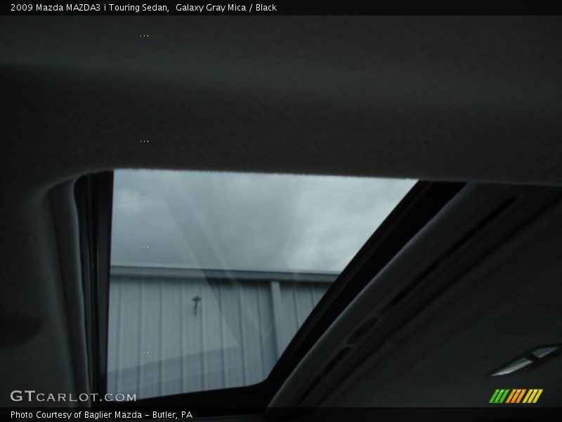 Galaxy Gray Mica / Black 2009 Mazda MAZDA3 i Touring Sedan