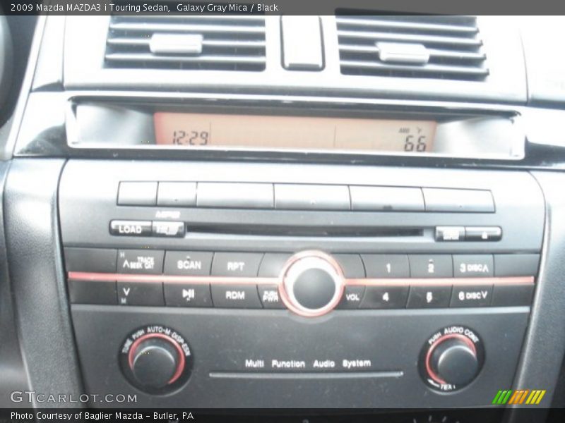 Galaxy Gray Mica / Black 2009 Mazda MAZDA3 i Touring Sedan