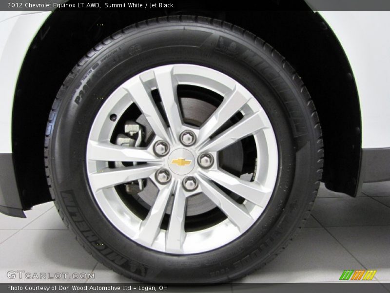 Summit White / Jet Black 2012 Chevrolet Equinox LT AWD