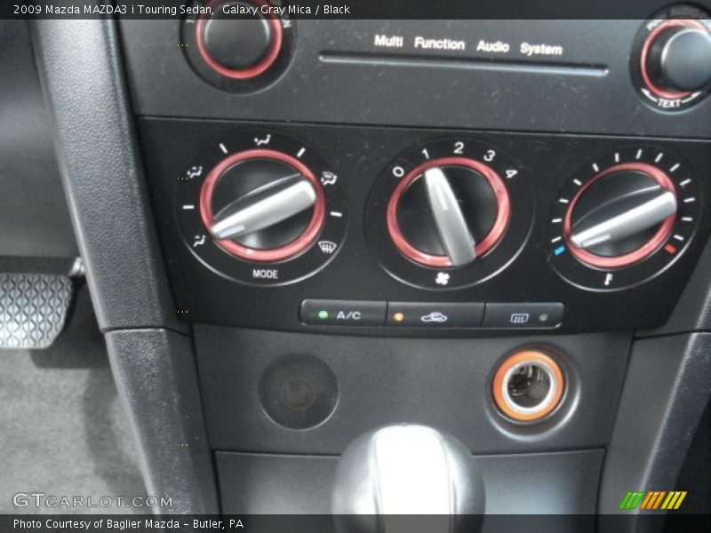 Galaxy Gray Mica / Black 2009 Mazda MAZDA3 i Touring Sedan