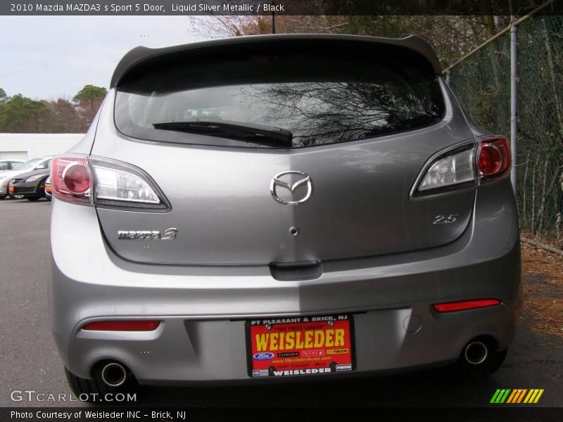 Liquid Silver Metallic / Black 2010 Mazda MAZDA3 s Sport 5 Door